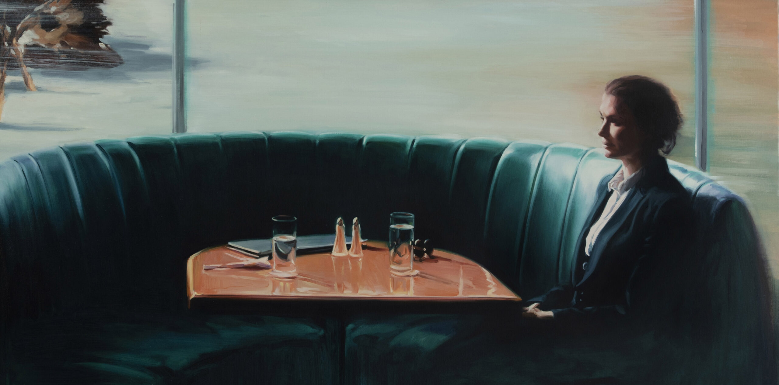 05 some body that i used to knows, 2024. 72x48 inches. oil on canvas copy